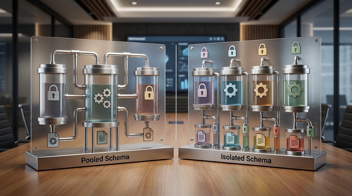 Designing Multi-Tenant Databases: A Guide to Pooled vs. Isolated Schemas